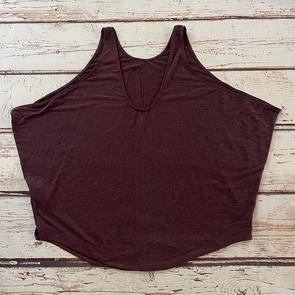 Prana Mariposa Tank Women's Size Small Burgundy Activewear
